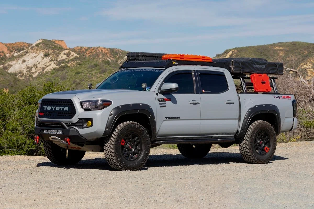 Fits Toyota Tacoma (16-23) Fender Flares Defender 040 Super White A-T11621-O4O